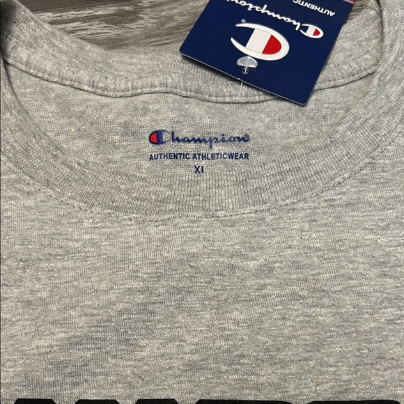Champion Gray Floral Graphic Men's T-Shirt - Picture 2 of 4